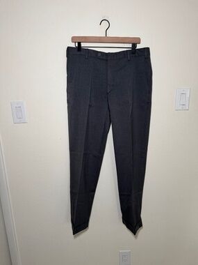 Santorelli Platinum Pinot Dress Pants Men’s 36 Gray Loro Piana Wool Italy 36